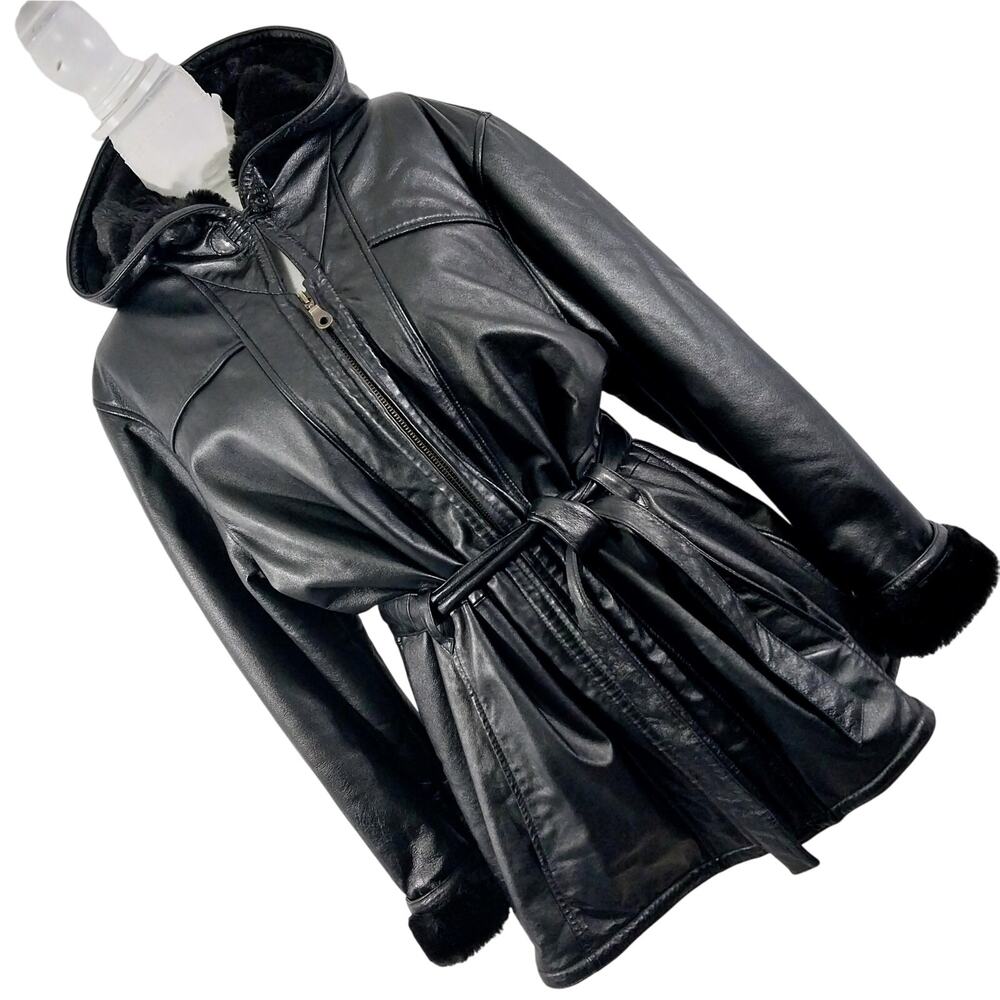 Women's Black Leather Jacket